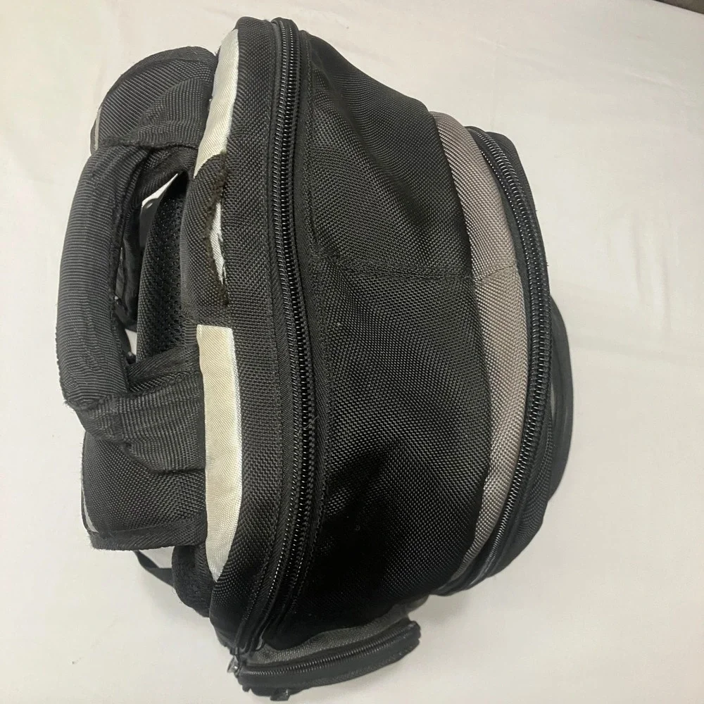 Ful Laptop Backpack Black Charcoal Grey Ballistic Nylon Multi Pocket Tech Bag